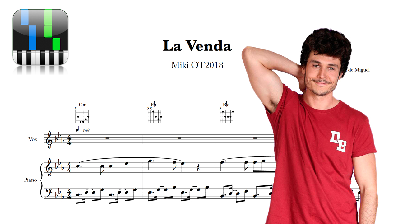 La Venda Miki Nuñez Partitura OT2018